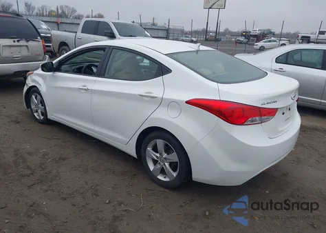 2013 Hyundai Elantra Gls from USA, damaged, VIN 5NPDH4AE6DH275988